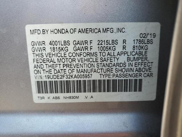 19UDE2F32KA005957 Acura ILX