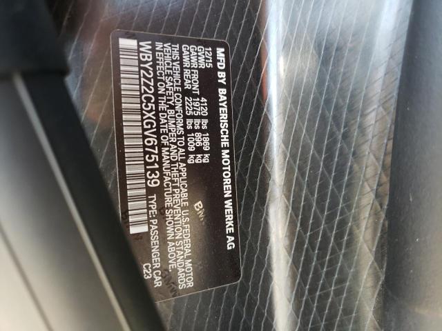 WBY2Z2C5XGV675139 BMW I8