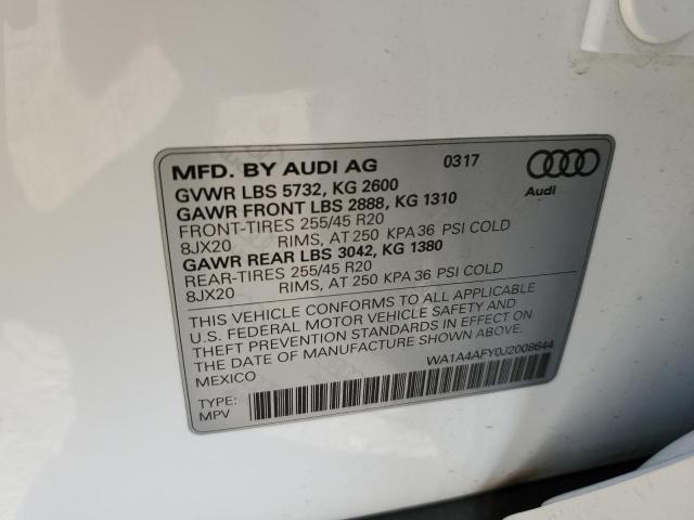 WA1A4AFY0J2008644 Audi Sq5 Premium Plus