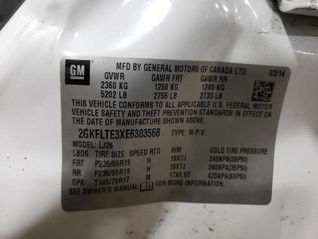 2GKFLTE3XE6303568 GMC Terrain Slt