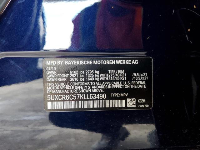 5UXCR6C57KLL63490 BMW X5 Xdrive40i