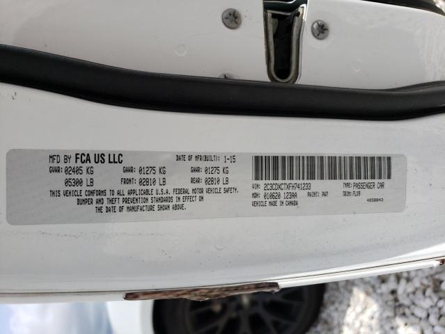 2C3CDXCTXFH741233 Dodge CHARGER R/T