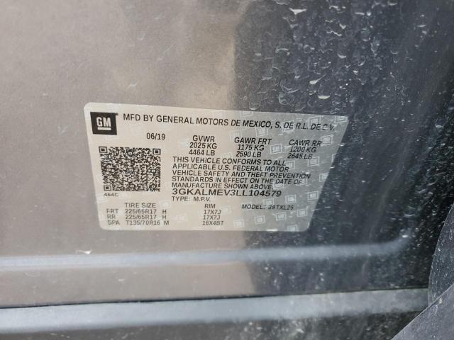 3GKALMEV3LL104579 GMC Terrain Sle