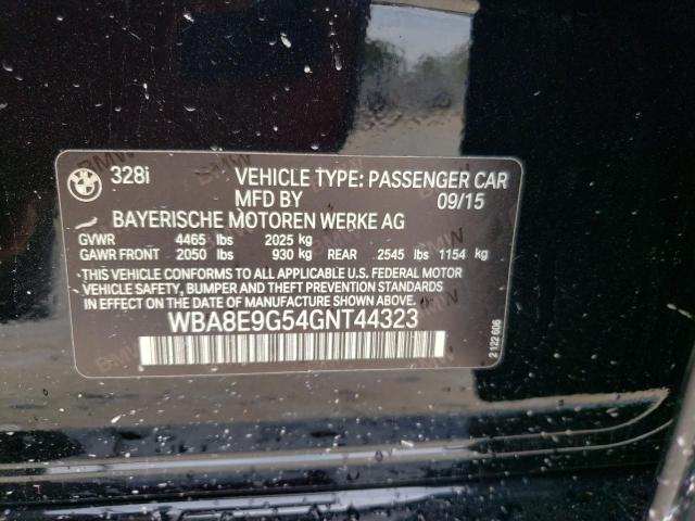 WBA8E9G54GNT44323 BMW 328 I Sulev