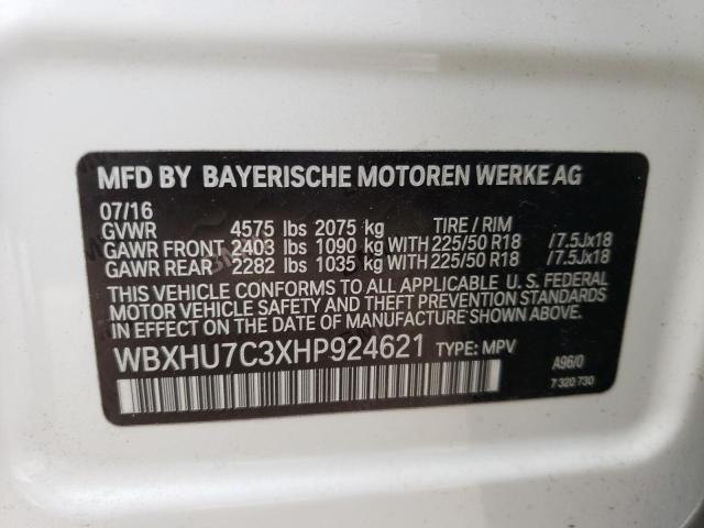 WBXHU7C3XHP924621 BMW X1 Sdrive28i