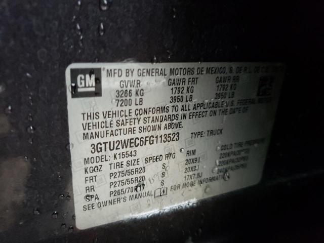 3GTU2WEC6FG113523 GMC Sierra K1500 Denali