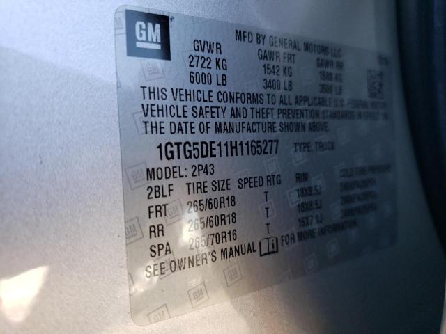 1GTG5DE11H1165277 GMC CANYON SLT