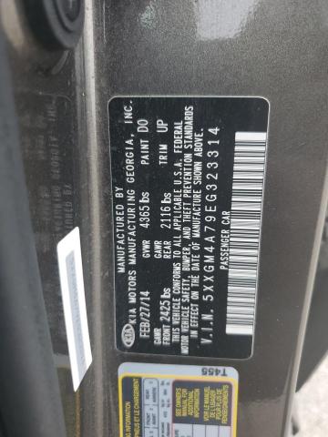 5XXGM4A79EG323314 KIA Optima Lx