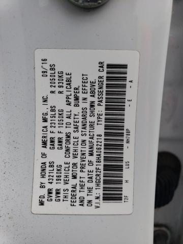 1HGCR2F18HA062218 Honda Accord Sport Special Edition