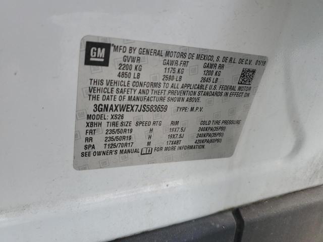 3GNAXWEX7JS583659 Chevrolet Equinox Premier