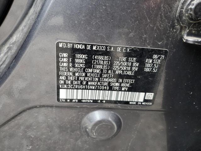 3CZRU6H16NM710949 Honda HR-V SPORT