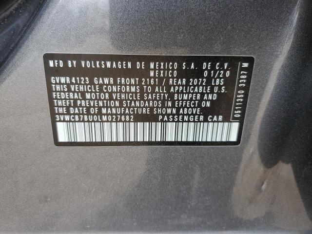 3VWCB7BU0LM027682 Volkswagen JETTA S