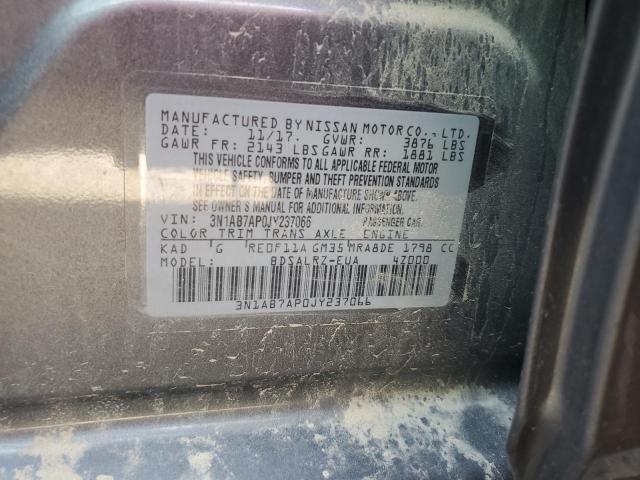 3N1AB7AP0JY237066 Nissan SENTRA S