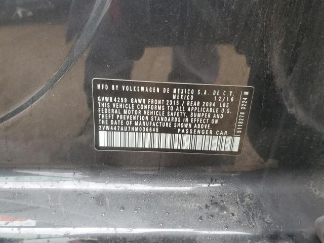 3VW447AU7HM036645 Volkswagen GTI S/SE
