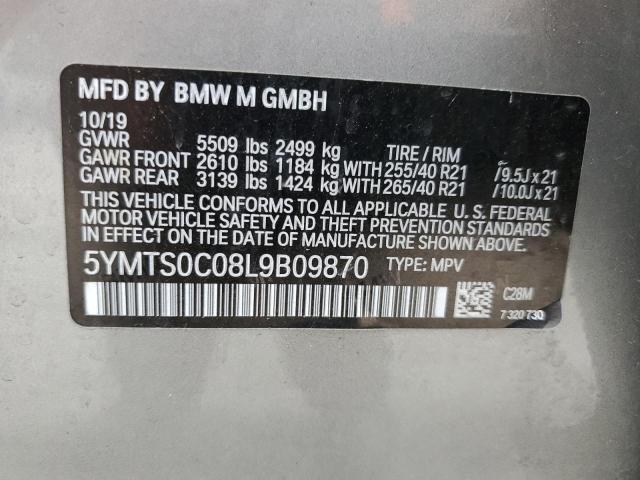 5YMTS0C08L9B09870 BMW X3 M Competition