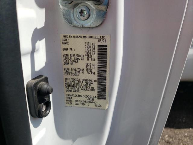 1N6AA1CC1MN520114 Nissan TITAN S