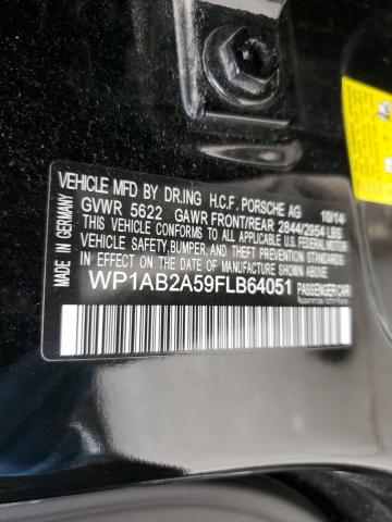 WP1AB2A59FLB64051 Porsche MACAN S