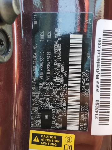 2T2BK1BA4FC287979 Lexus Rx 350 Base