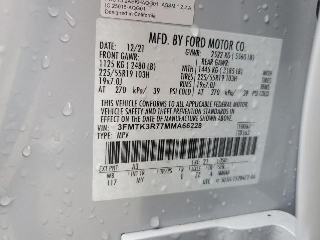 3FMTK3R77MMA66228 Ford Mustang Mach-e Premium