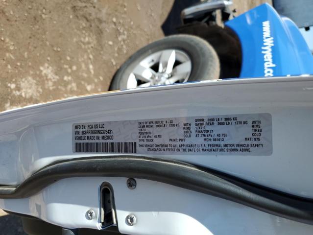 3C6RR7KG0NG375431 RAM 1500 Classic Tradesman