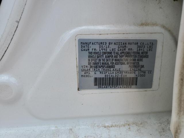 3N1AB7AP5FL656003 Nissan SENTRA S
