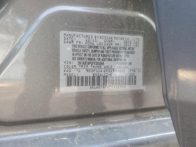 3N1AB7AP0FY355948 Nissan SENTRA S