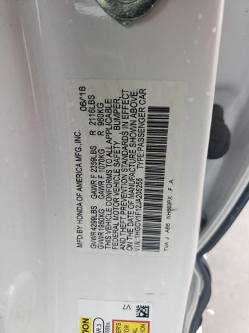 1HGCV1F12JA205255 Honda ACCORD LX