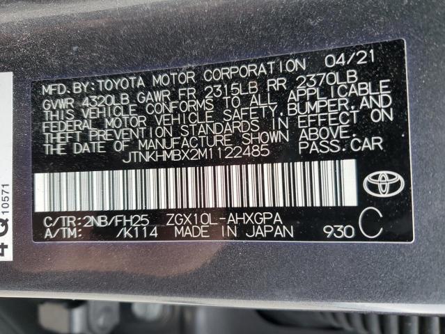 JTNKHMBX2M1122485 Toyota C-HR XLE