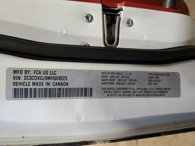 2C3CDXGJ9MH559223 Dodge Charger Scat Pack