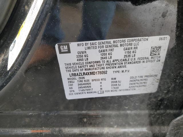 LRBAZLR4XMD178092 Buick Envision Preferred