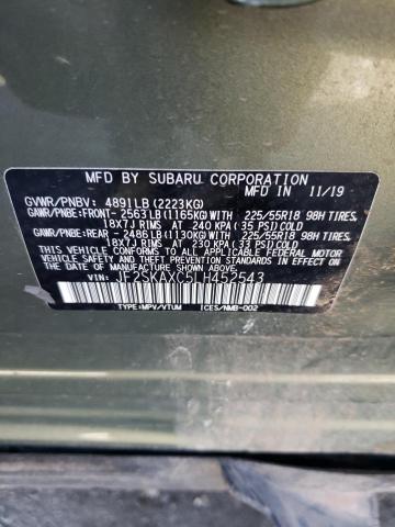 JF2SKAXC5LH452543 Subaru Forester Touring