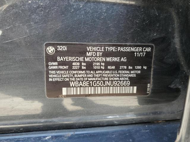 WBA8E1G50JNU92669 BMW 320 I