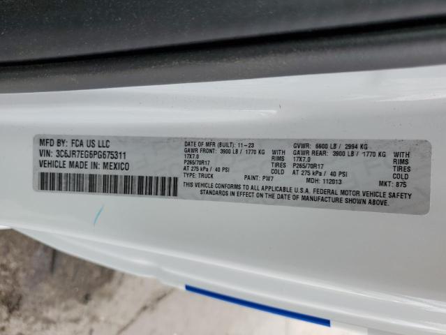 3C6JR7EG6PG675311 RAM 1500 Classic Slt