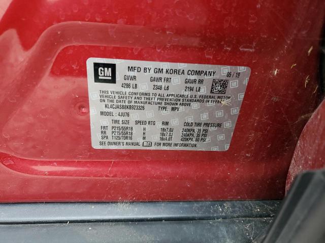 KL4CJASB8KB923326 Buick Encore Preferred