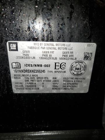 1GYKNDRSXHZ266245 Cadillac XT5 LUXURY