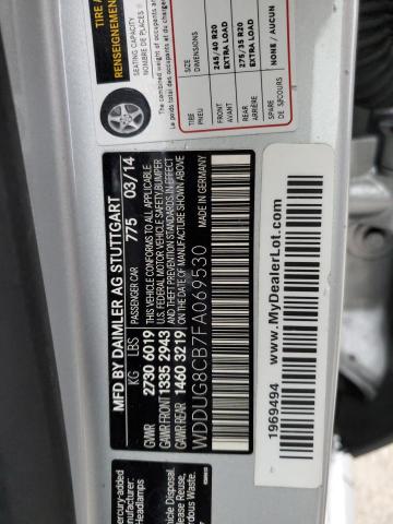 WDDUG8CB7FA069530 Mercedes-Benz S 550