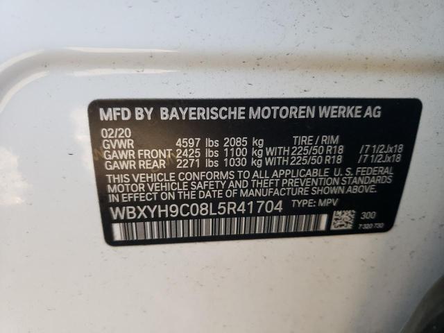 WBXYH9C08L5R41704 BMW X2 Sdrive28i