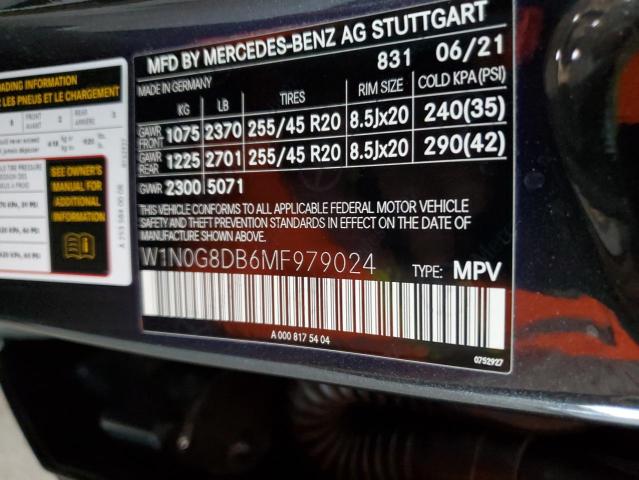 W1N0G8DB6MF979024 Mercedes-Benz GLC 300