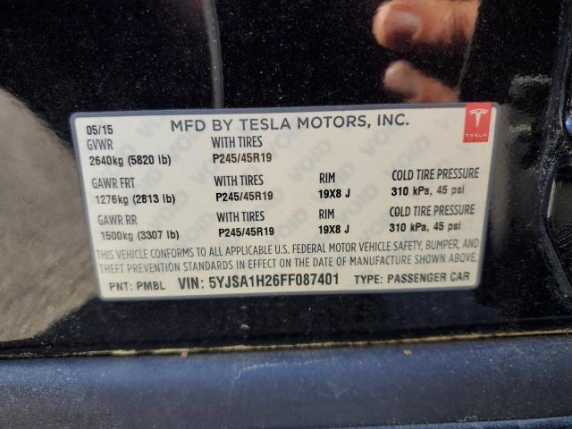 5YJSA1H26FF087401 Tesla Model S 85d