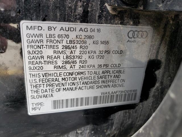 WA1LAAF73HD015188 Audi Q7 Premium Plus