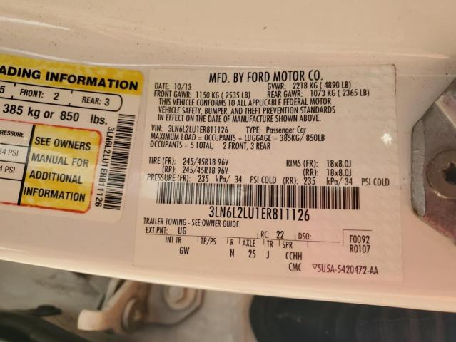 3LN6L2LU1ER811126 Lincoln MKZ HYBRID