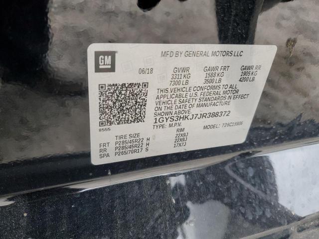 1GYS3HKJ7JR388372 Cadillac Escalade Esv Luxury