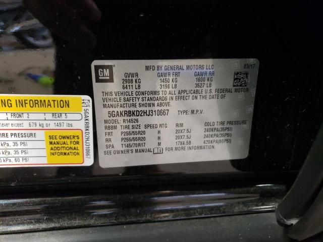 5GAKRBKD2HJ310667 Buick Enclave
