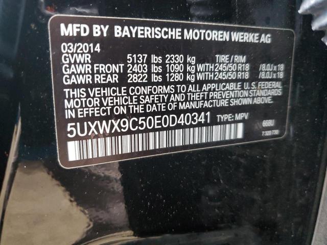 5UXWX9C50E0D40341 BMW X3 Xdrive28i