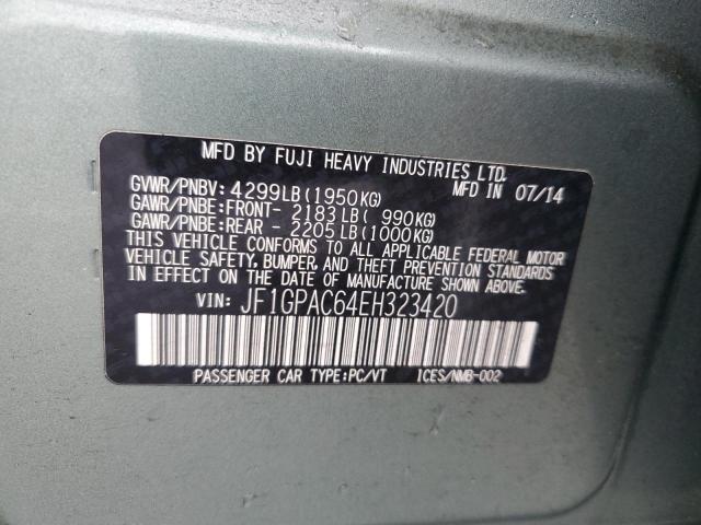 JF1GPAC64EH323420 Subaru Impreza Premium