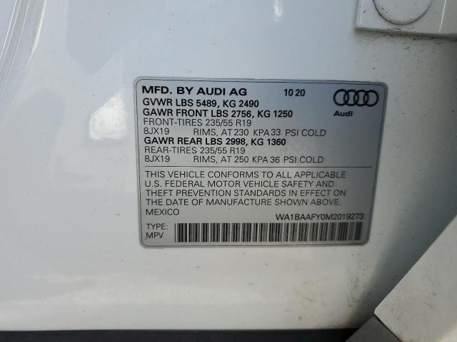 WA1BAAFY0M2019273 Audi Q5 Premium Plus