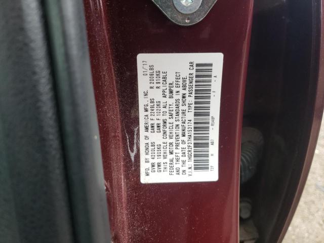 1HGCR2F37HA153174 Honda ACCORD LX