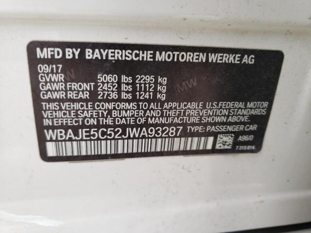 WBAJE5C52JWA93287 BMW 540 I