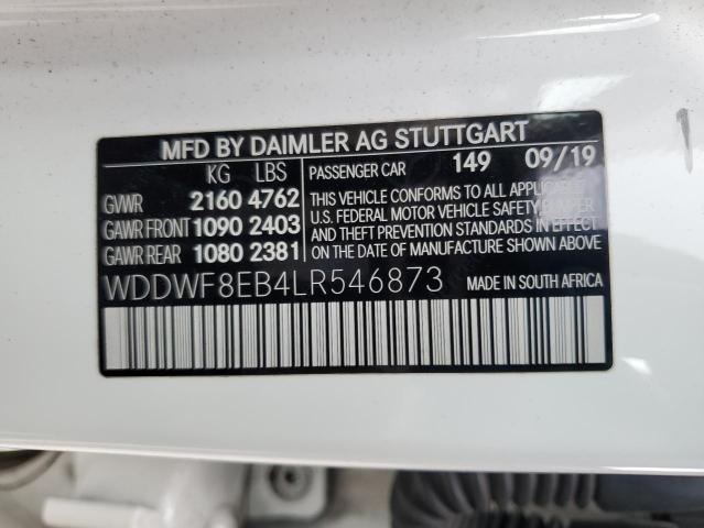 WDDWF8EB4LR546873 Mercedes-Benz C 300 4matic