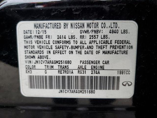 JN1CV7AR4GM251680 Infiniti Q50 BASE